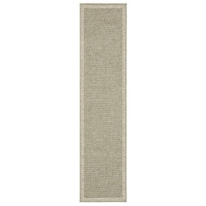Captiv8e Designs Tobago Casual Textured Solid Light Brown Indoor/Outdoor Rug - 1 of 4