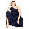 Women's Plus Size Farrah Dress - navy | CITY CHIC - 3 of 4