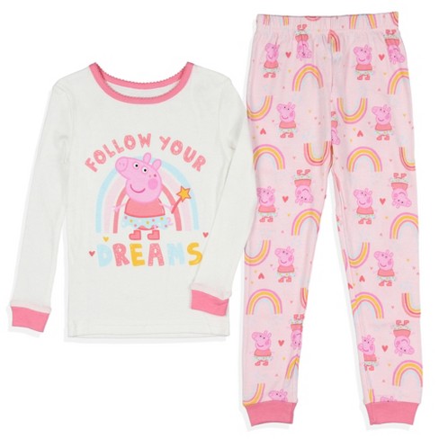 Peppa pig pajamas 5t sale