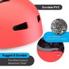 Hurtle Adjustable Sports Safety Helmet - Includes Travel Bag (Red) - 3 of 4
