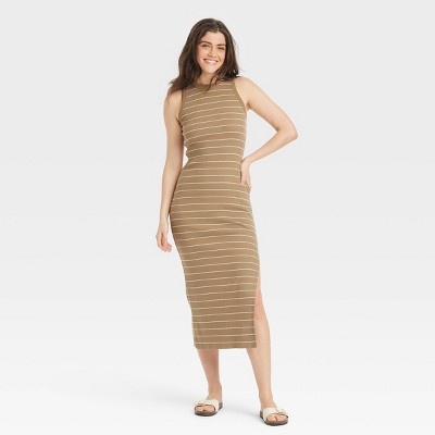 Women's Rib-Knit Maxi Bodycon Dress - Universal Thread™