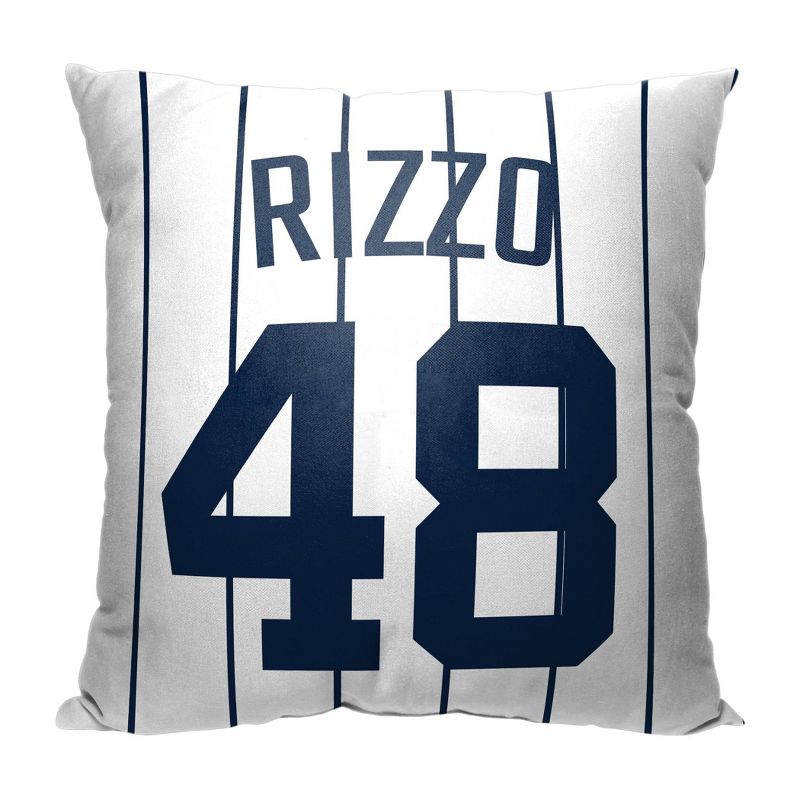 18&#34;x18&#34; MLB New York Yankees 23 Anthony Rizzo Player Printed Throw Decorative Pillow, 2 of 6