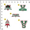 Mississippi Valley State University Spirit Logos 50Ct Sticker Pack Miscellaneous 50 Ct. Sticker Pack - 2 of 4