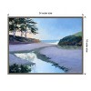 Amanti Art Sunny Stream by Ed Penniman Canvas Wall Art Print Framed 24 x 18-in. - 4 of 4