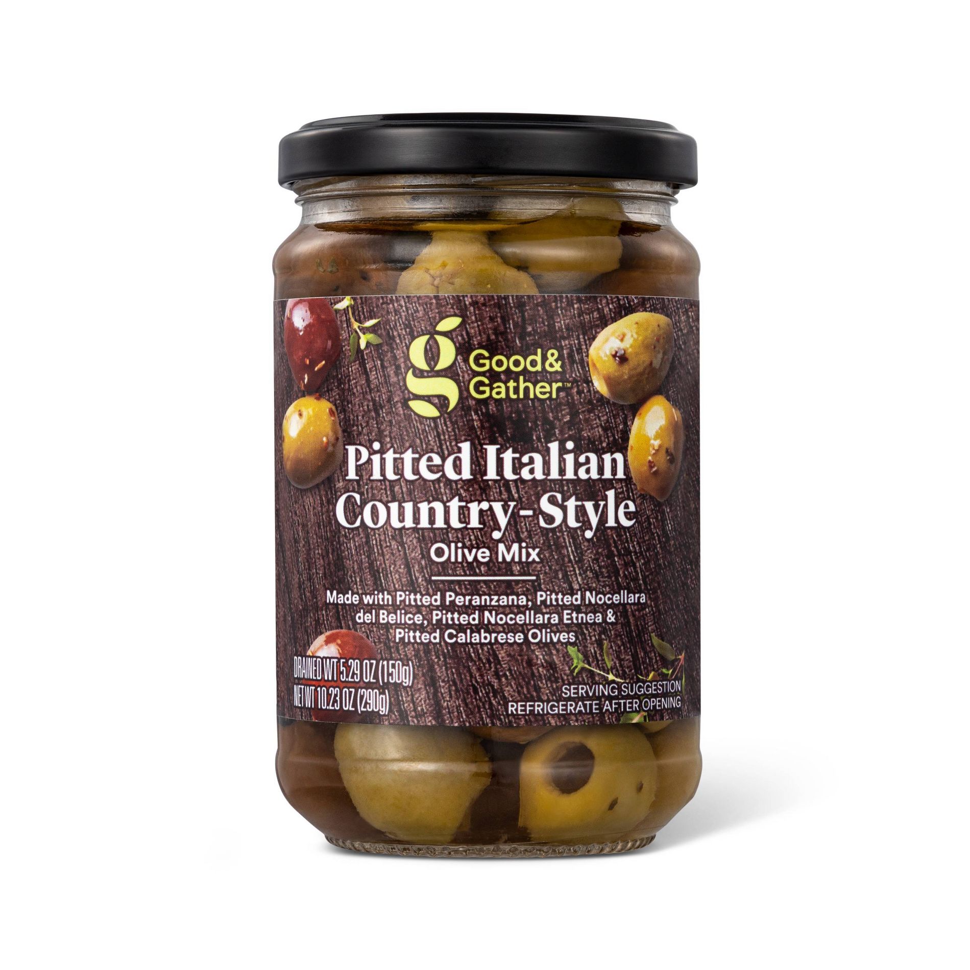 Italian Country Style Pitted Olive Mix - 6oz - Good & Gather™