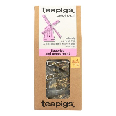 Teapigs Licorice & Peppermint Tea - Case of 6/15 Bags
