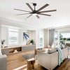 Parrot Uncle 65" Modern LED Windmill Ceiling Fan with Light and Remote-Three Color Temperature - 4 of 4