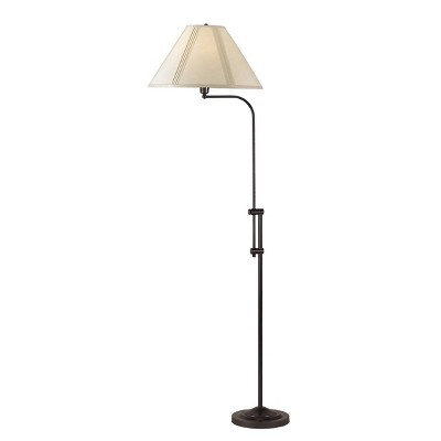 56.5" x 67.5" 3-way Adjustable Height Pharmacy Floor Lamp Dark Bronze - Cal Lighting