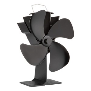 Hastings Home Self-Powered Four-Blade Wood Stove Fan - 5.2" x 6.9" x 9" - 1 of 4