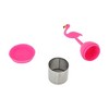 Unique Bargains Tea Infuser Tea Infuser Hand Wash Only Style Silicone Stainless Steel Red 2.17"x5.71" 1 Set - 4 of 4