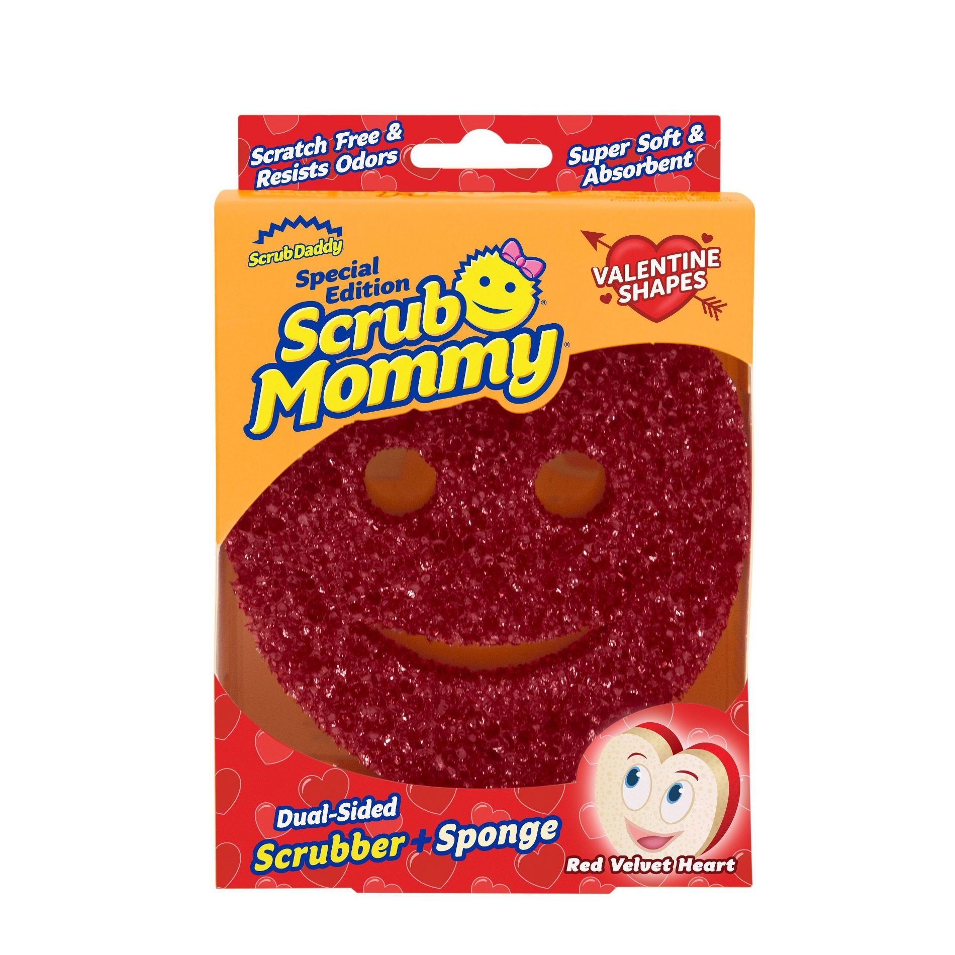 Scrub Daddy SE Red Velvet Heart Sponges - 1ct