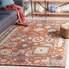 Aspen APN305 Handmade Tufted Area Rug - Rust/Ivory - 5' X 8' - Safavieh - 2 of 4