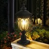 Gulches 12-94.5" Solar Lantern Post, Adjustable Height, Weatherproof, Vintage/Contemporary Design for Yard & Driveway - 2 of 4