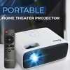 Impecca 180” Home Theater Projector, 200 ANSI Lumens, 720P, Protective Case + USB-C to HDMI Cable - 2 of 4