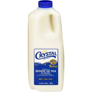 Crystal Creamery 2% Milk - 0.5gal Jug