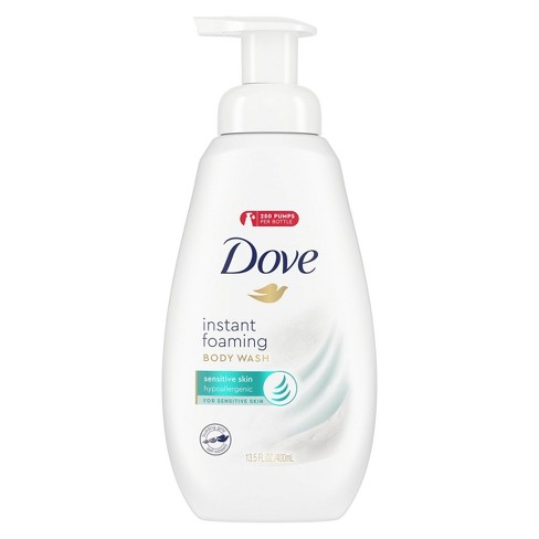 Dove Sensitive Skin Sulfate Free Shower Foam Body Wash 13 5 Fl Oz Target