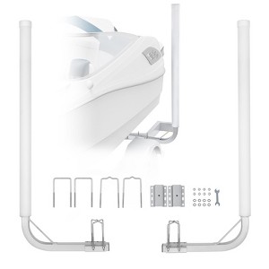 VEVOR Marine Trailer Guide Set, 48'' Flexibly Adjustable Poles, Pair of Steel Supports with PVC Coating, Ideal for Ski, Fishing - 1 of 4
