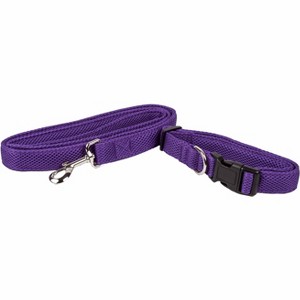 Pet Life Aero Mesh Breathable and Adjustable Mesh Dog Leash and Collar, LG, Black - 1 of 1