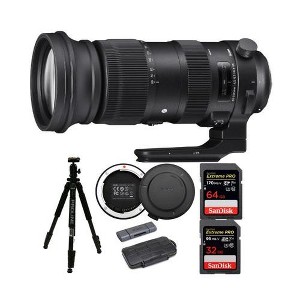 Sigma 60-600mm f/4.5-6.3 DG OS HSM Sports Lens for Nikon Bundle - 1 of 4