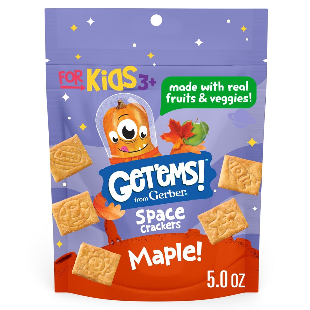 Get'ems! from Gerber Space Crackers Kids Snacks - Maple - 4ct