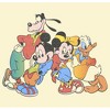 Men's Mickey & Friends Colorful Group Shot Distressed T-Shirt - image 2 of 4