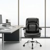 Tangkula 500LBS High Back Big & Tall Office Chair Adjustable Leather Task Chair - 3 of 4
