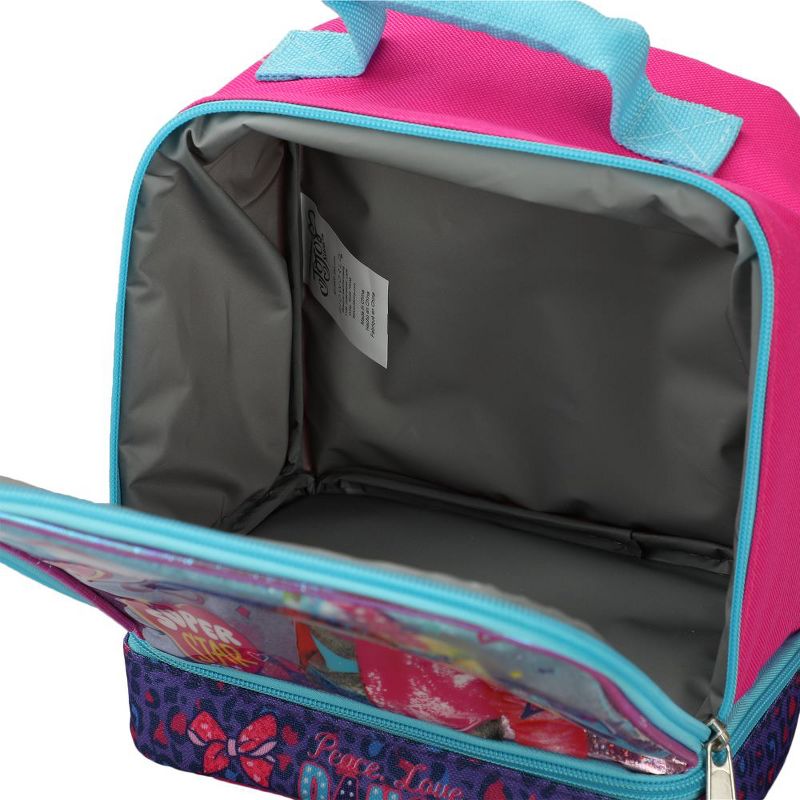 Jojo Siwa Dual Compartment Kids Lunch Box for girls, 5 of 6