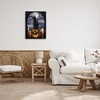 Stupell Industries Full Moon Halloween Night Spooky Black Cat Jack-o'-lantern Framed Giclee Art - 3 of 4