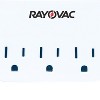 RAYOVAC® AC Outlet and 2-USB Port 300-Joules Portable Surge Protector Wall Tap with Phone Holder (3 Outlet) in White - 4 of 4