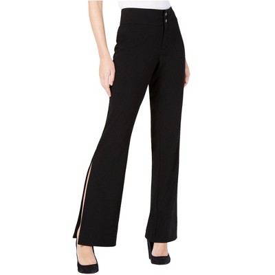 XOXO Womens Split-Calf Casual Trouser Pants