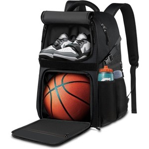 Basketball Bag Backpack with Separate Ball Pocket and Shoe Compartment, Large Capacity Sports Gym Bag - 1 of 4