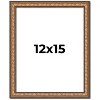PosterPalooza | Slim Profile Gold Picture Frame - UV Acrylic, Foam Board Backing, Hanging Hardware - 2 of 4