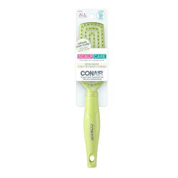 Conair Scalp Care Flexi Head Slim Hair Brush - All Hair - Light Green