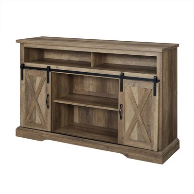 target barn door tv stand