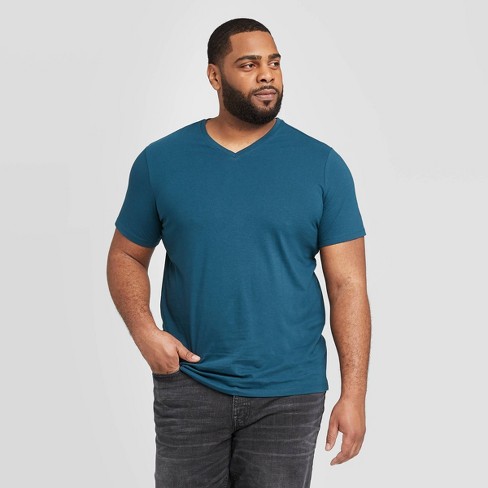 Big Tall Every Wear Short Sleeve V-neck T-shirt - Goodfellow & Co™ Thunderbolt Blue 3xlt : Target