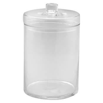 Diamond Star Glass Apothecary Jar with Lid Clear (12.5"x8")