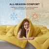 Bedsure Comforter Duvet Insert - Quilted Comforters Queen Size, All Season Duvet, Down Alternative Bedding, with 8 Tabs, Gifts for Women/Men, White,Qu - 4 of 4