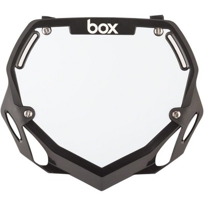 BOX Two BMX Number Plate Black Large