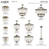 Livex Lighting Ashton 6 - Light Chandelier in  Hand Painted Palacial Bronze - 3 of 4