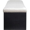 Meridian Furniture,Lawson Velour Fur Fabric Bench - 4 of 4
