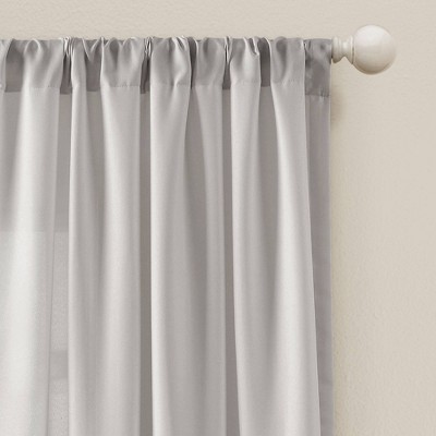 Polyester Semi Sheer Curtain Pair (Set of 2)