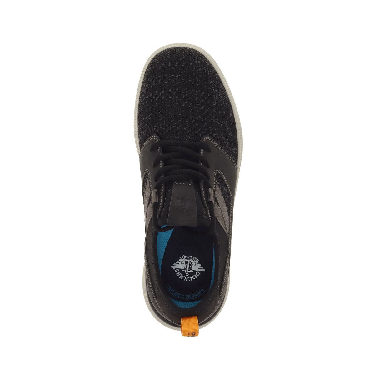 Мужские Dockers Mens Adan Casual Lace-Up Sneaker, Black, Size 12 — фото 2