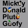 Boy's Disney Mickey Donald Pluto Goofy Pull Over Hoodie - 2 of 4