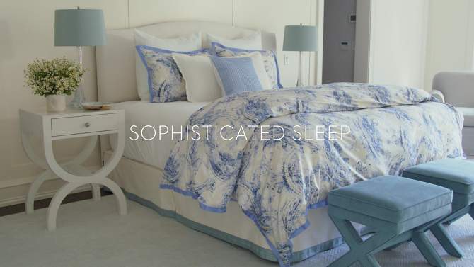 3pc King/California King Bristol Embroidered Comforter Set White - Charisma, 2 of 7, play video