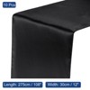 Unique Bargains Wedding Banquet Satin Smooth Soft Shiny Table Runner 12 x 108 Inch 10 Pcs - 2 of 4