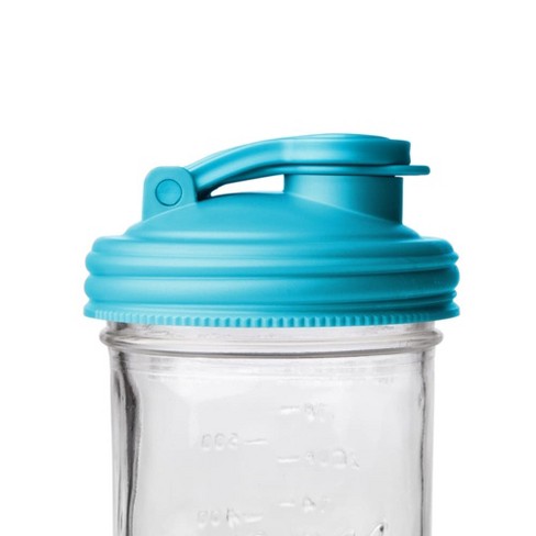 reCAP Mason Jar Pour Lid with Foldout Carry Loop, Wide Mouth with Leak-Proof Seal, USA Made - image 1 of 3