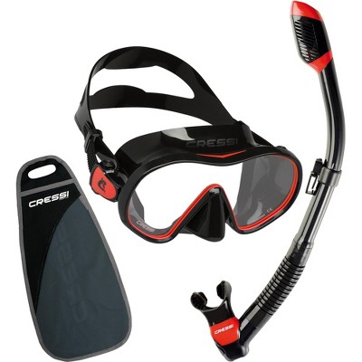 Cressi Single Lens Frameless Scuba Mask for Good Visibility - F-Dual:  Designed in Italy
