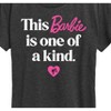 Women's - Barbie - This Barbie Is One Of A Kind-Womens Women'S Short Sleeve Graphic T-Shirt Short Sleeve Graphic T-Shirt - 2 of 4