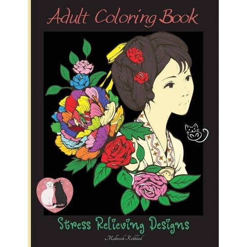 Download Adult Coloring Book For Stress Relief By Malkovich Rickblood Paperback Target