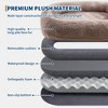 GustoWave 67'' Human Dog Bed for Adult & Pets, Removable Faux Fur Dogs Bed with Pillow, Handle, Side Pockets, Egg-Shaped Orthopedic Foam - 4 of 4